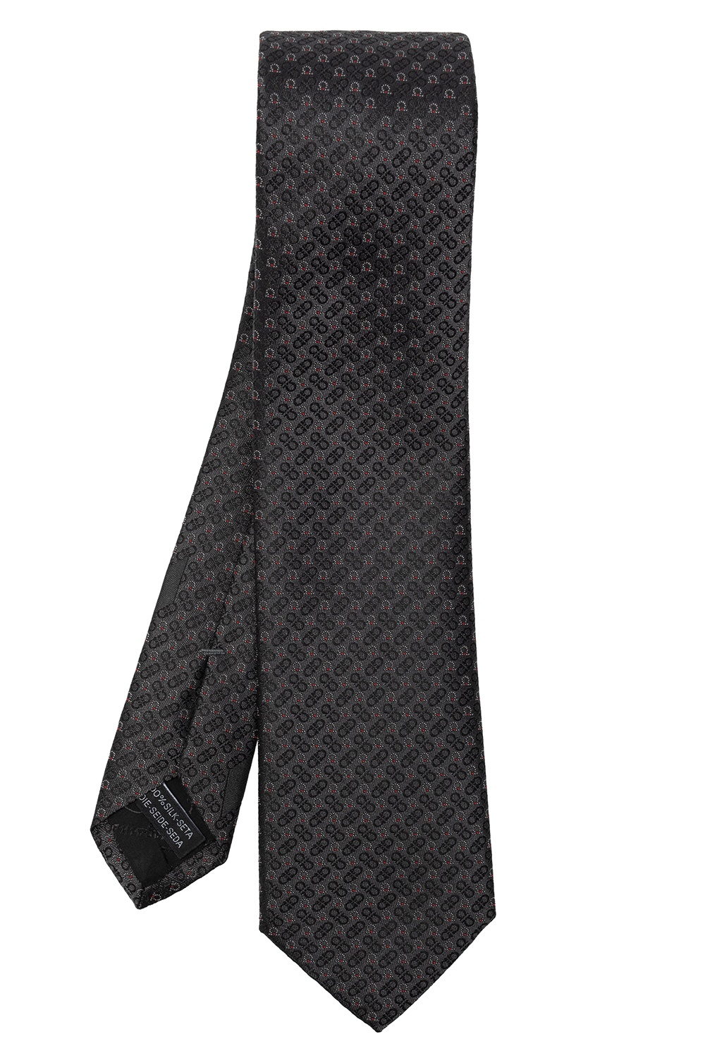 Ferragamo black clearance tie